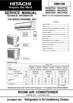 Hitachi RAC-07G4